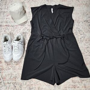 Athleta Black Sleeveless Jumpsuit